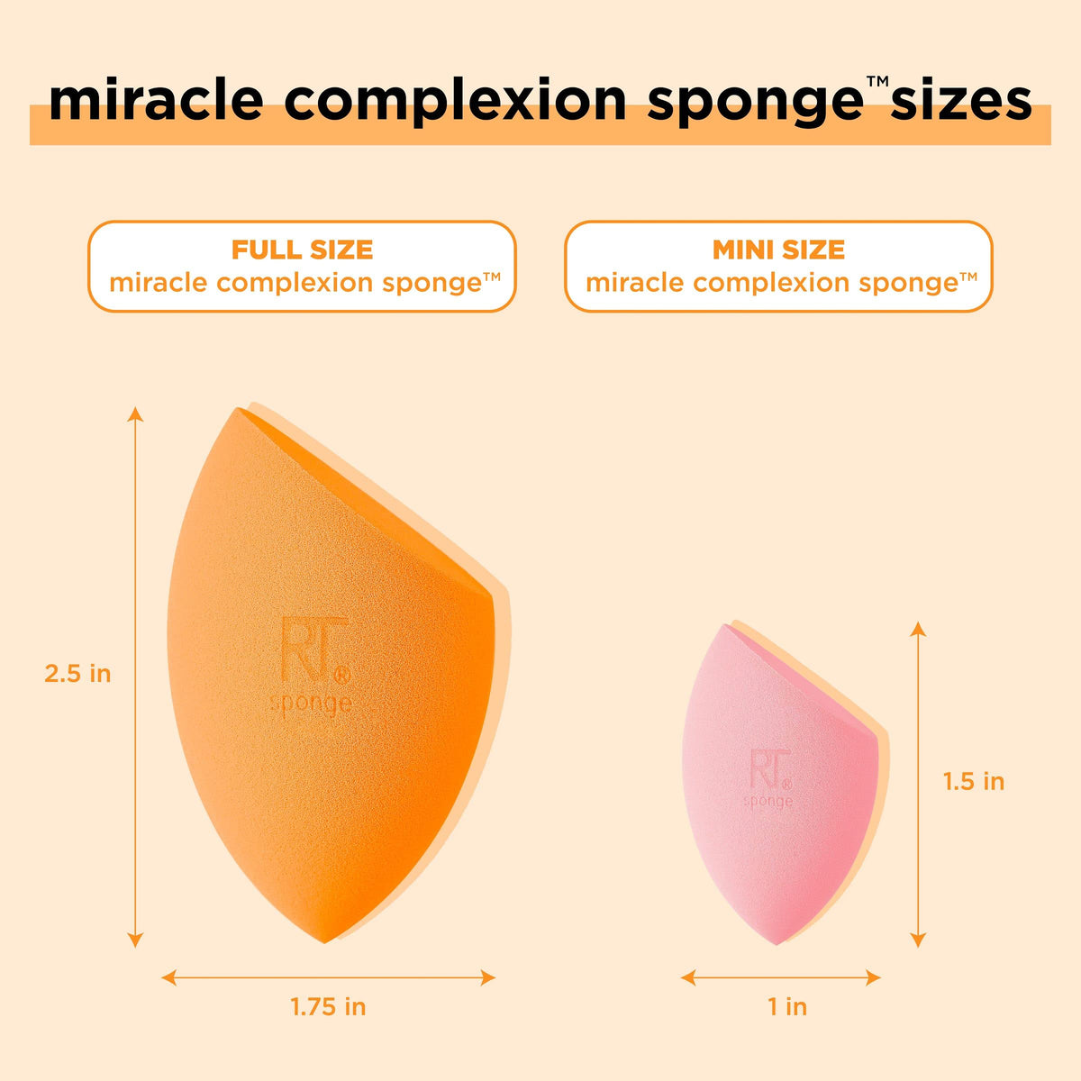 Close-up of Real Techniques Mini Miracle Complexion Sponge showing texture