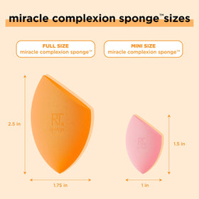 Close-up of Real Techniques Mini Miracle Complexion Sponge showing texture