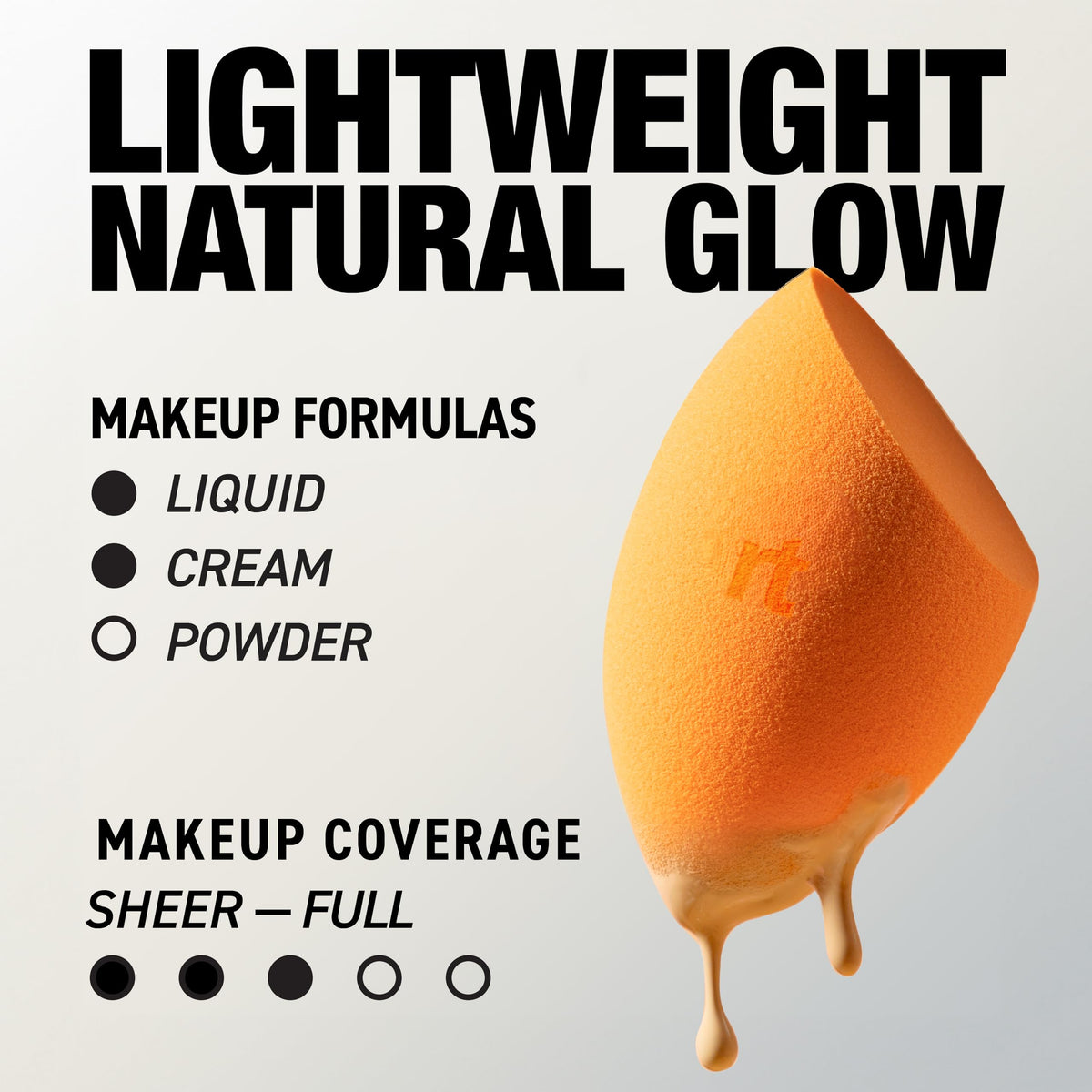 Close-up of Real Techniques Miracle Complexion Sponge with precision tip