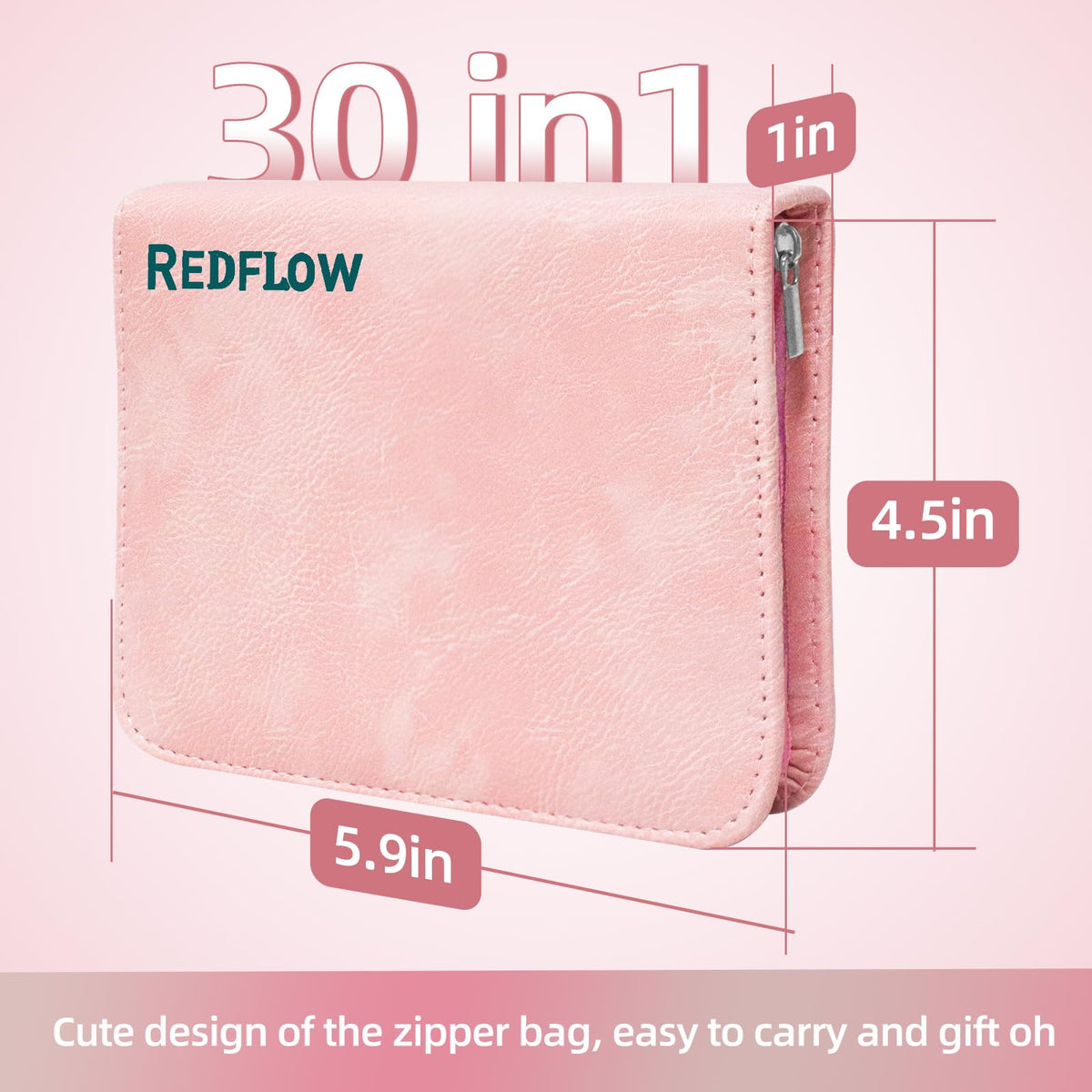 Close-up of RedFlow nail clippers from 30 in 1 set