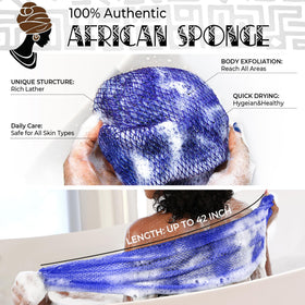 Close-up of RelaxScene African Net Sponge texture