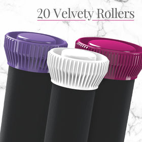 Close-up of Remington Hot Rollers with cool touch ends