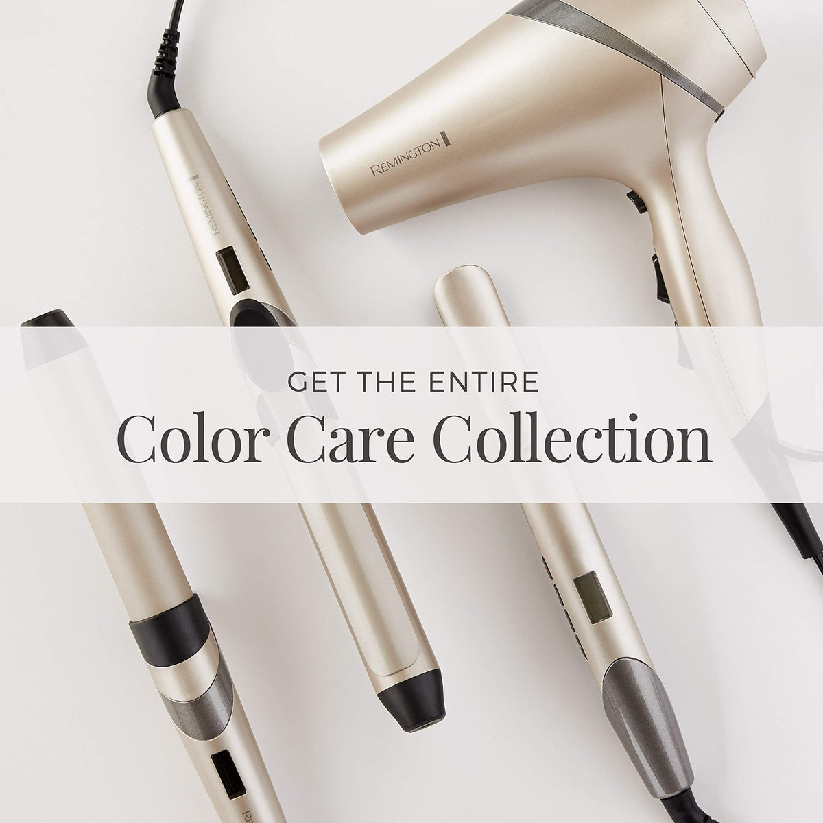 Close-up of Remington Pro 1” Flat Iron ceramic plates
