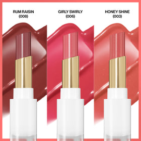 Close-up of REVLON 003 Honey Shine shade in packaging