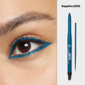 Close-up of REVLON ColorStay Eyeliner pencil with sharpener