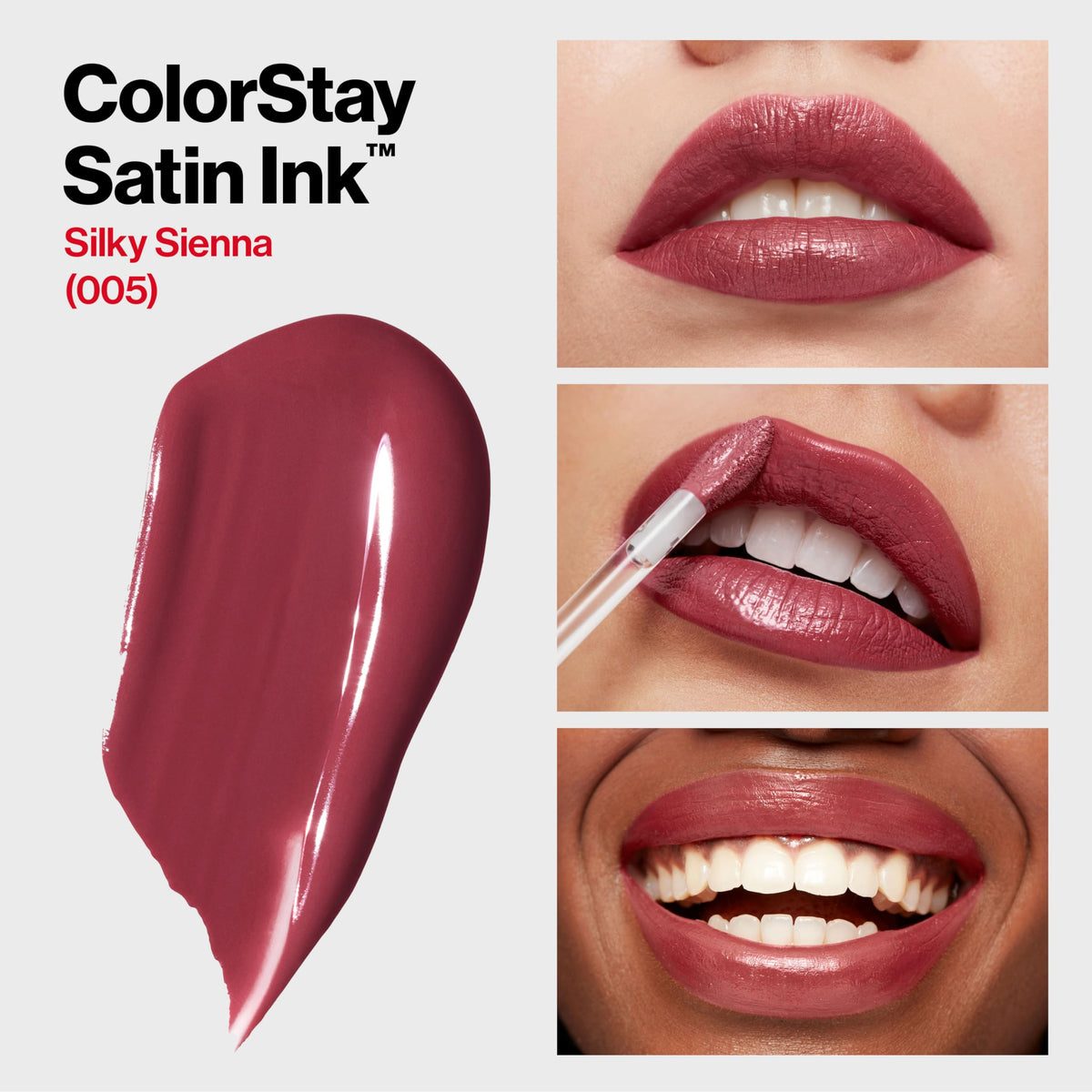Close-up of REVLON ColorStay Satin Ink Lipstick applicator
