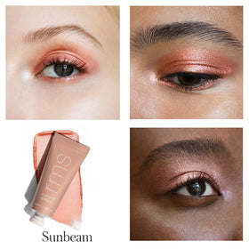 Close-up of RMS Beauty Eyelights Cream Eyeshadow showing rich texture