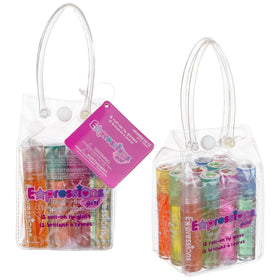 Close-up of rollerball applicator on Expressions Girl lip gloss