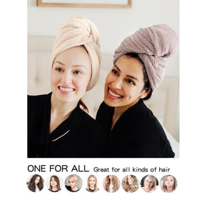 Close-up of ROLSHOL Microfiber Hair Towel Wrap texture