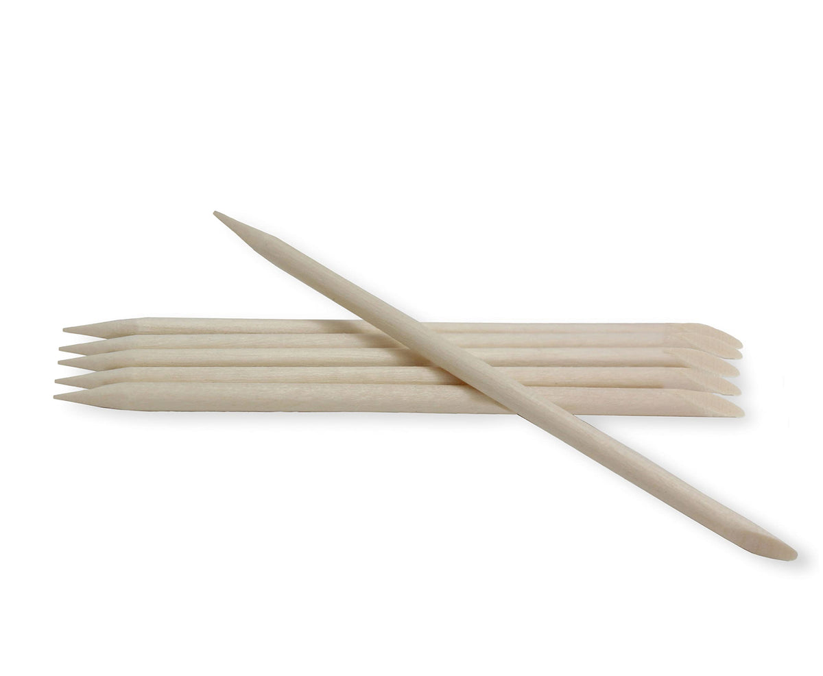 Close-up of rounded end of Basics Manicure Stick