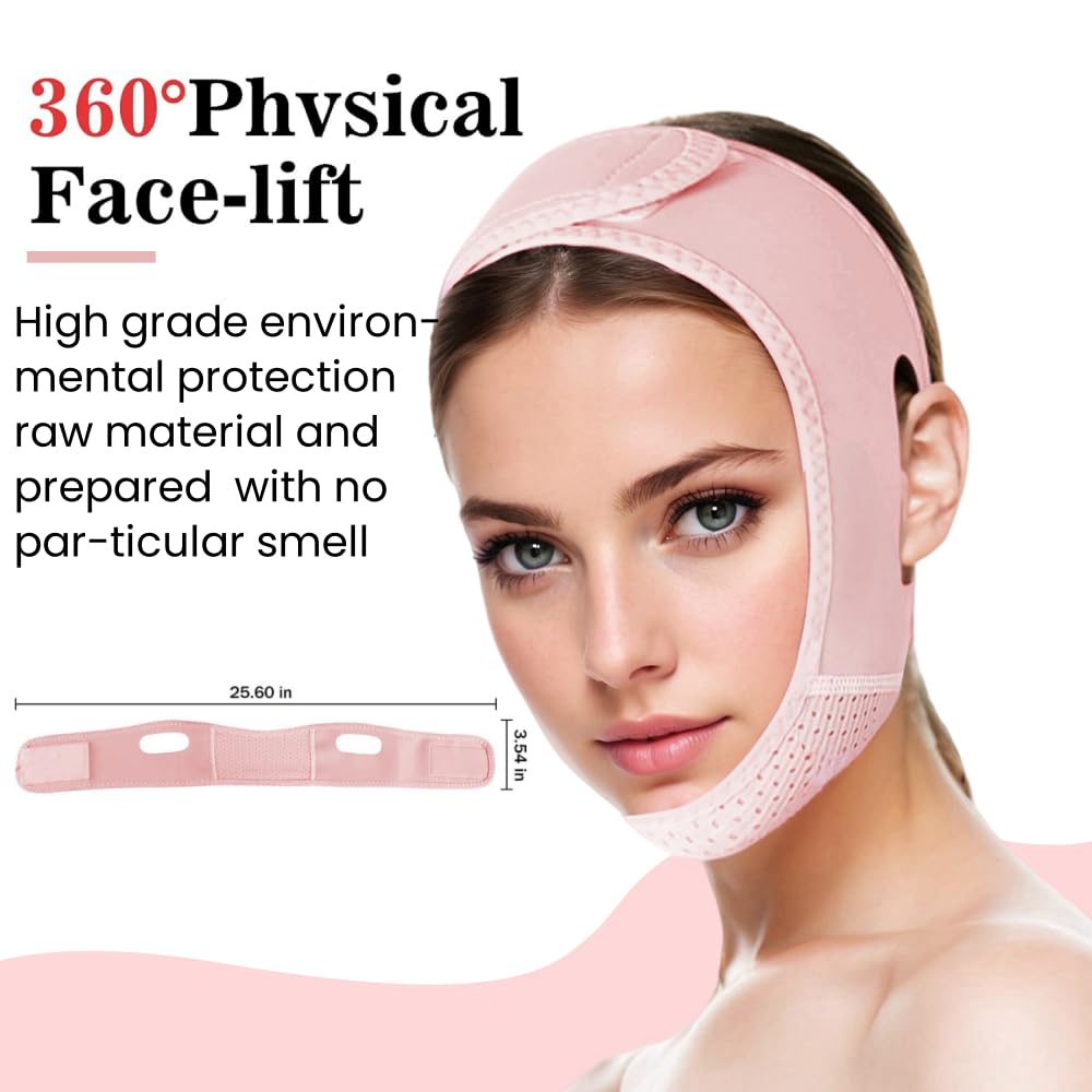 Close-up of ROWMATE V Line Lifting Mask fabric texture