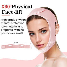 Close-up of ROWMATE V Line Lifting Mask fabric texture
