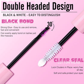 Close-up of Ruairie Lash Glue black bond applicator