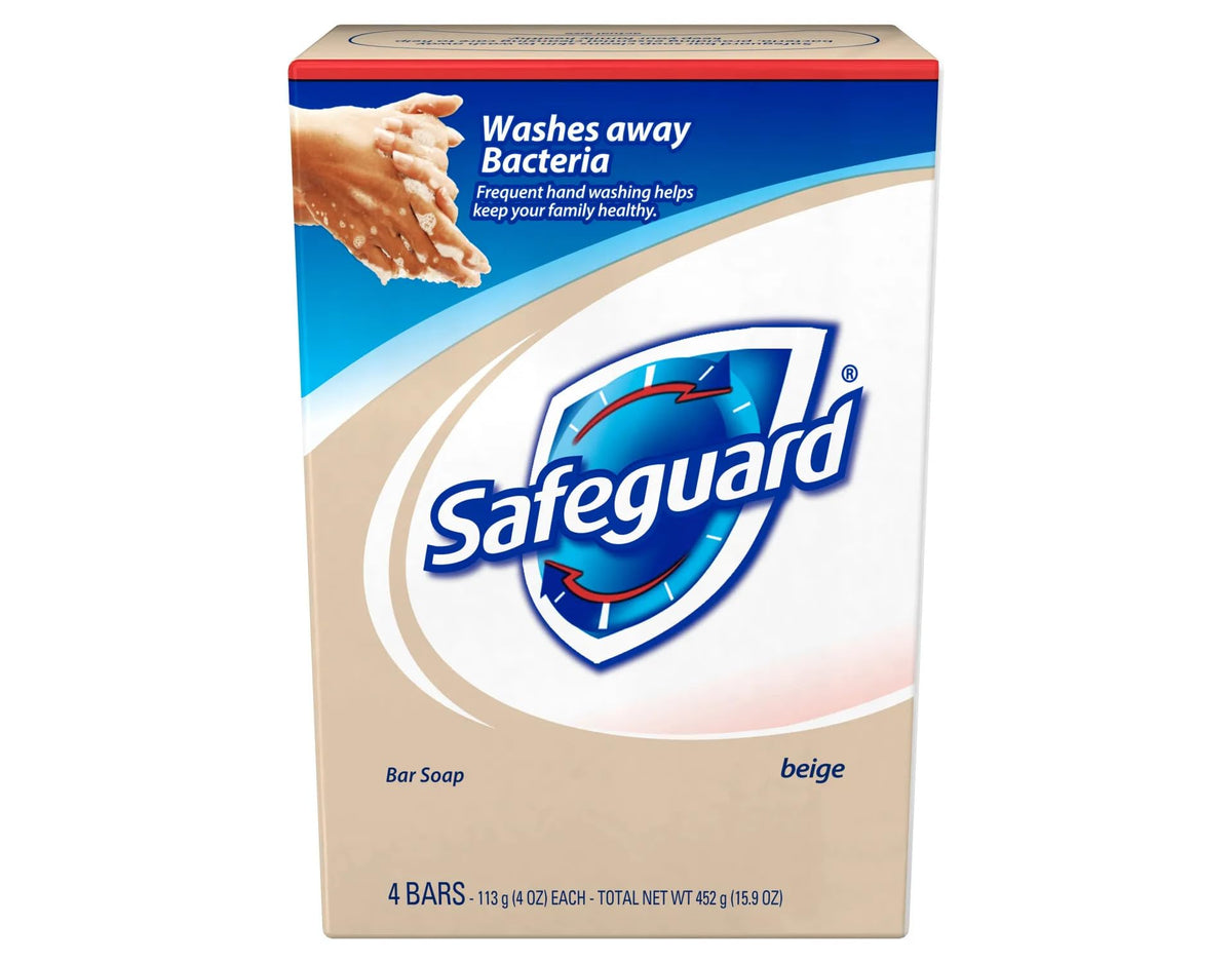 Close-up of Safeguard Antibacterial Bath Bar Soap bars