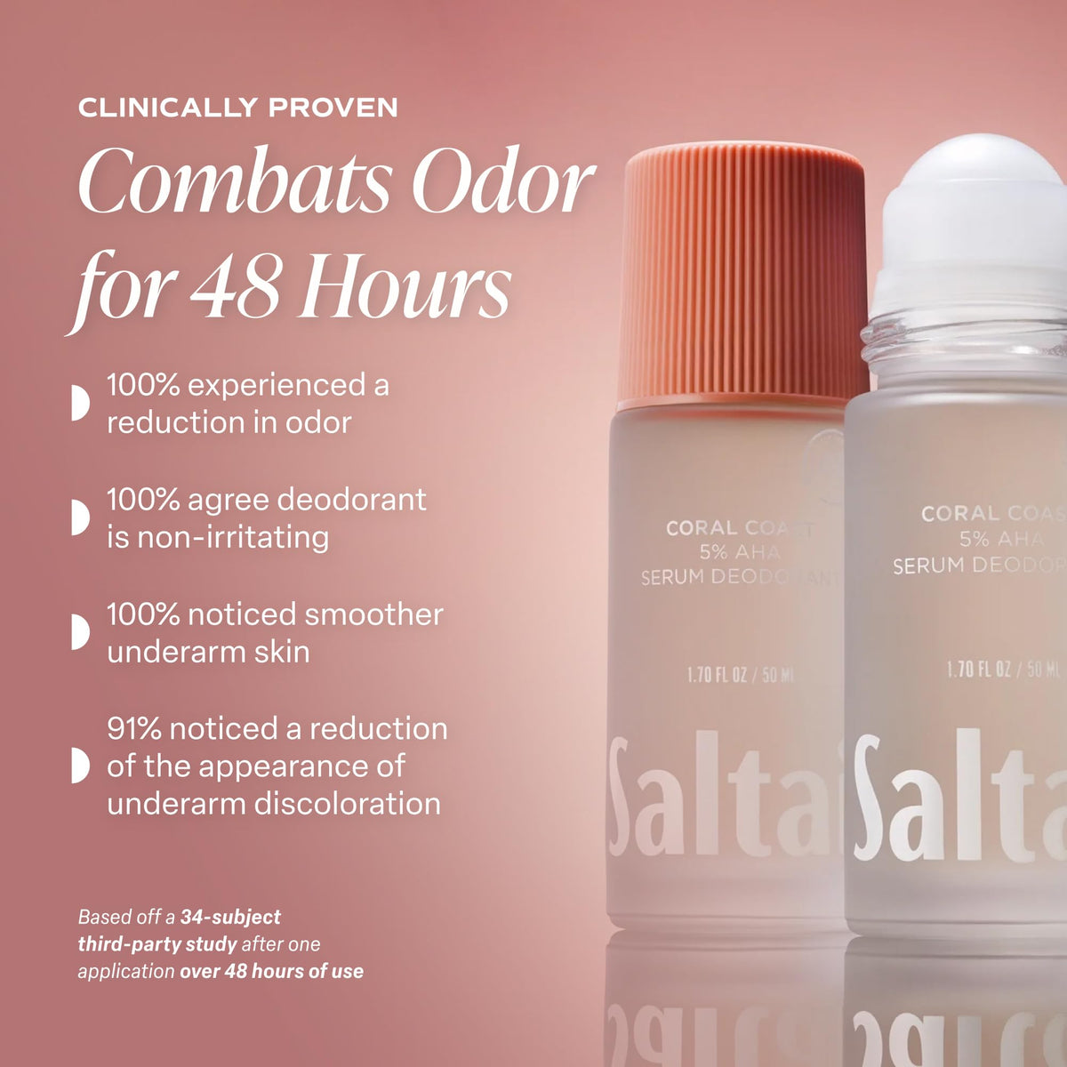 Close-up of Saltair Serum Deodorant texture