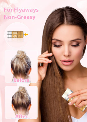 Close-up of Samnyte Hair Wax Stick and edge brush