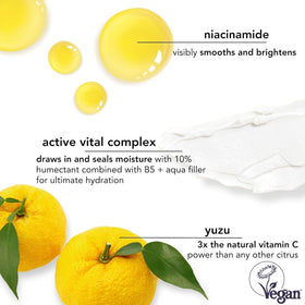 Close-up of Saturday Skin Yuzu Eye Balm texture