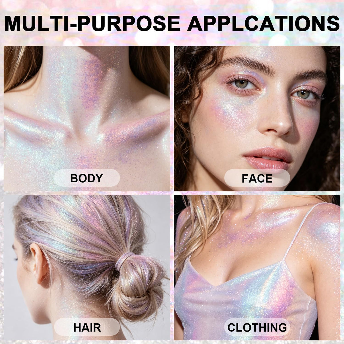 Close-up of Scarman Hair and Body Glitter Spray nozzle