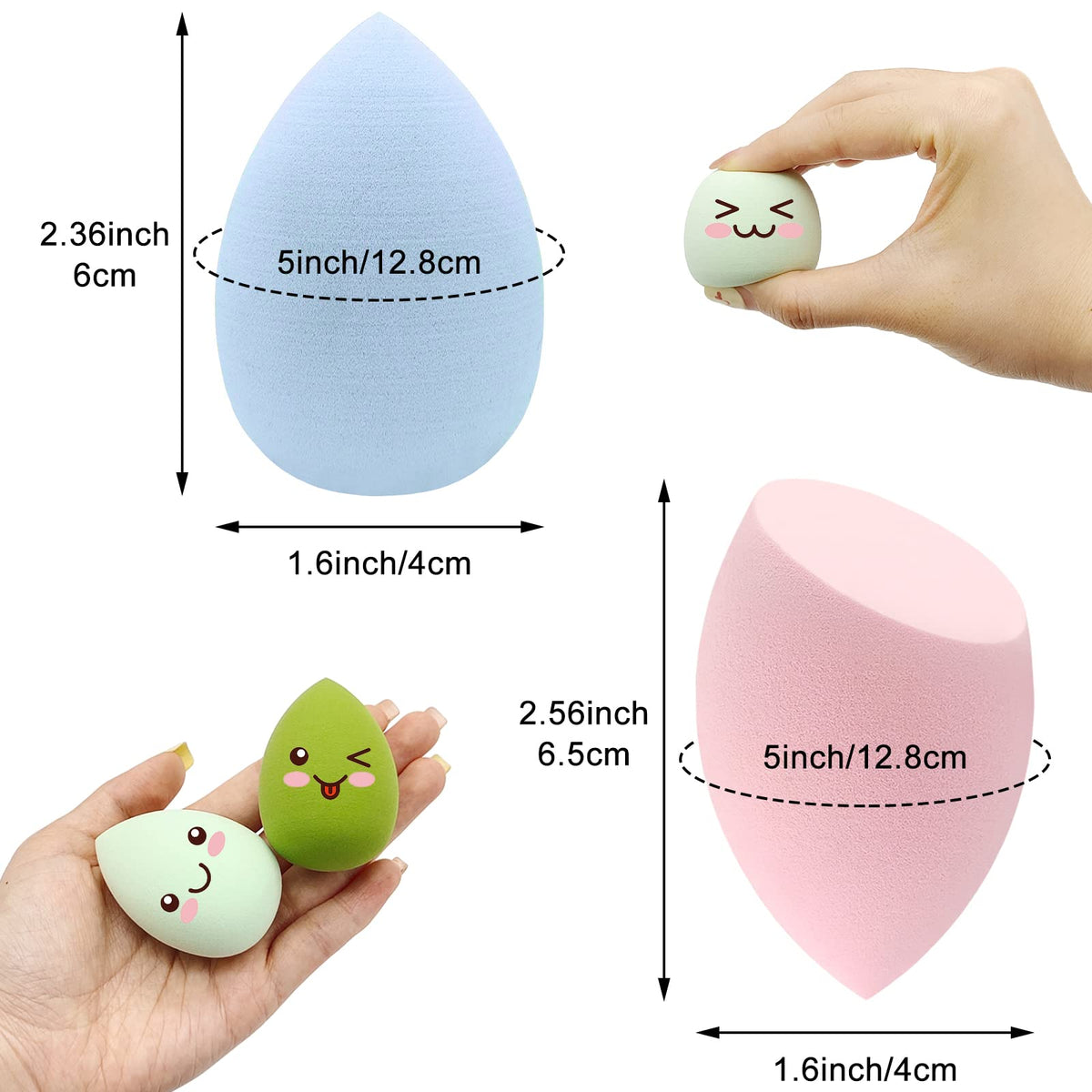 Close-up of Scartink makeup sponge showing soft texture