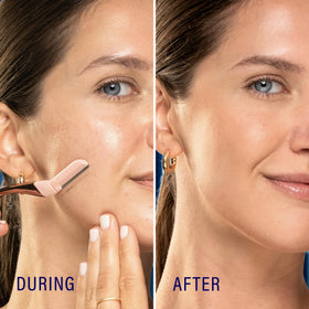 Close-up of Schick Hydro Silk Dermaplaning Wand's micro-guards