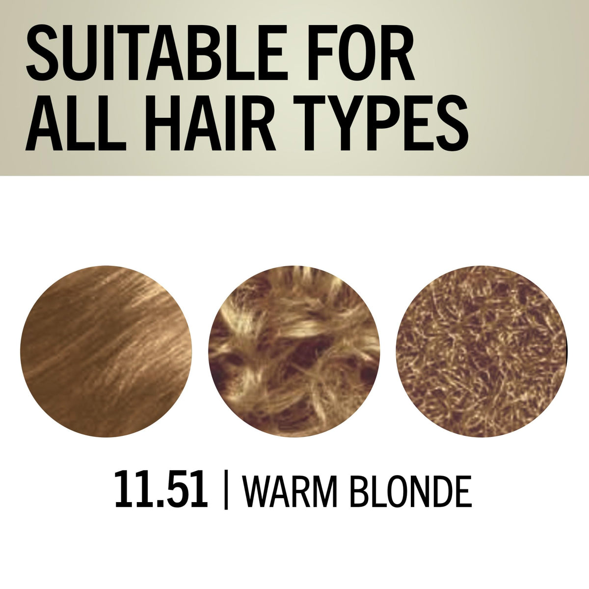 Close-up of Schwarzkopf Keratin Blonde Hair Dye results on hair