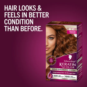 Close-up of Schwarzkopf Keratin Hair Dye Cream texture