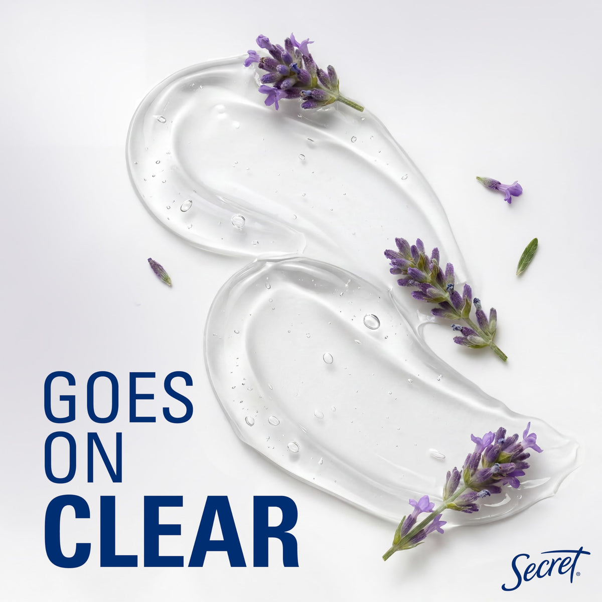 Close-up of Secret Antiperspirant Deodorant ingredients list
