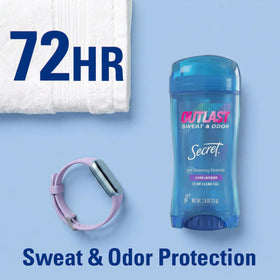 Close-up of Secret Outlast Antiperspirant Deodorant cap
