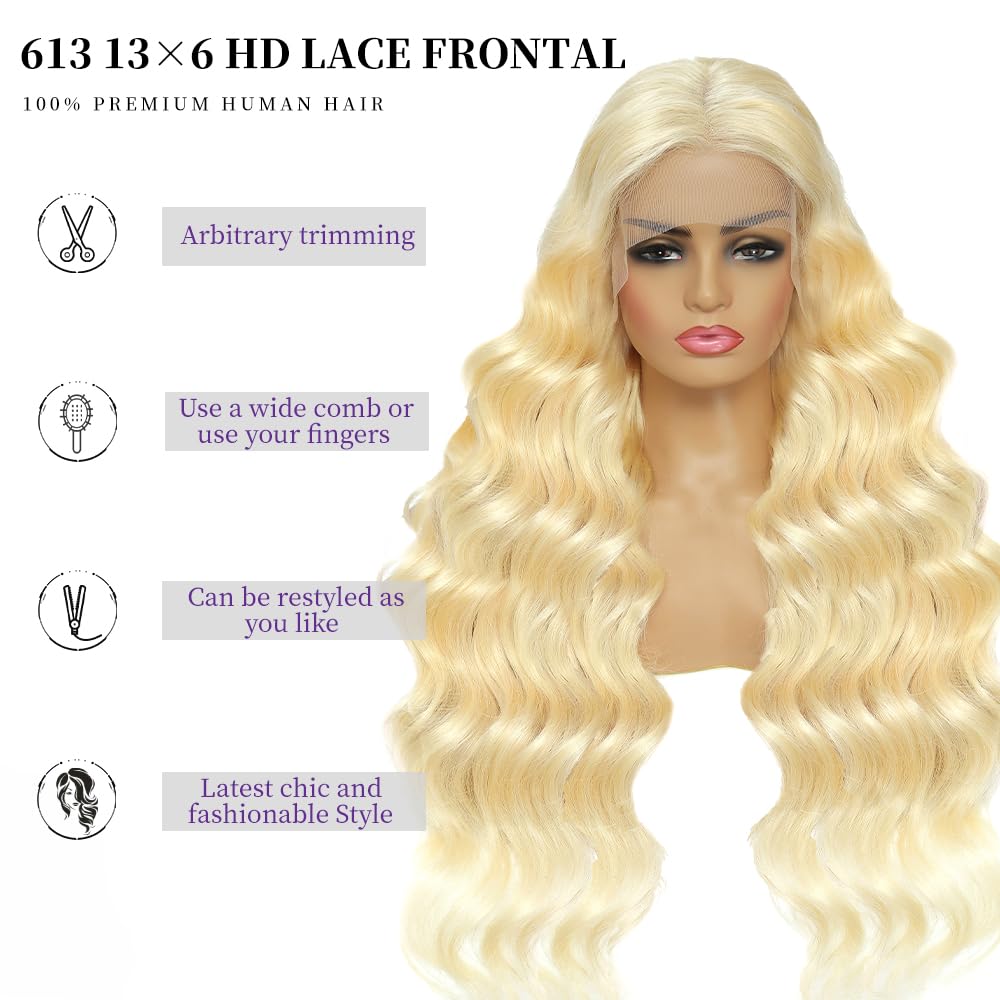 Close-up of SEMANK 613 Lace Front Wig lace front