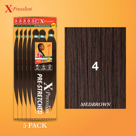 Close-up of Sensationnel X-pression braiding hair texture