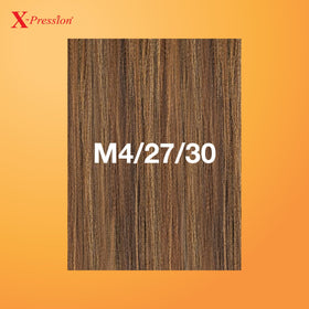 Close-up of Sensationnel X-Pression braids showing soft yaki texture