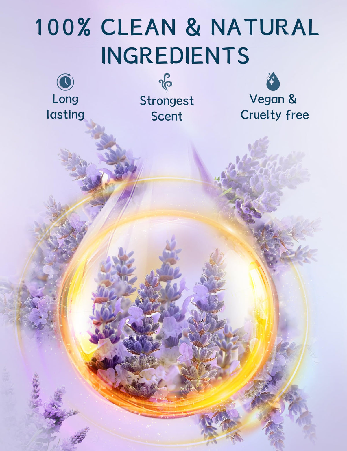 Close-up of SEONNIX shower steamer with lavender scent