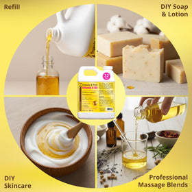 Close-up of Seven Minerals Vitamin E Oil texture