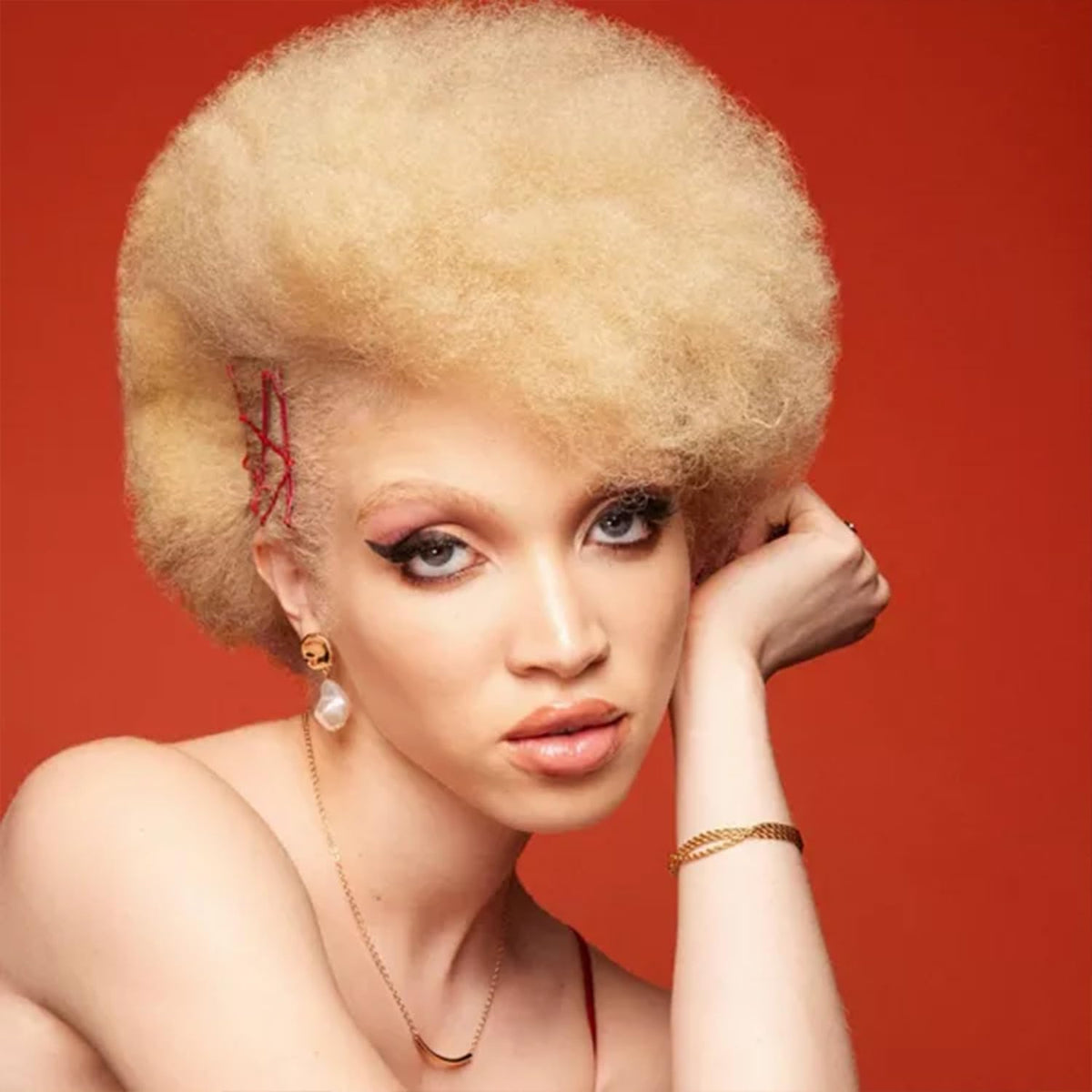 Close-up of Shea Moisture Conditioner texture