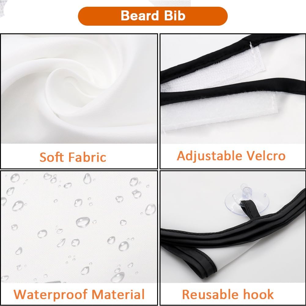 Close-up of Showvigor Beard Bib material texture