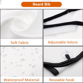 Close-up of Showvigor Beard Bib material texture
