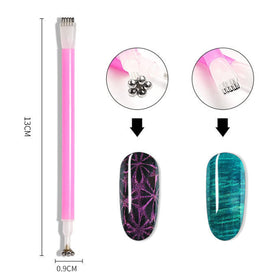 Close-up of SILPECWEE nail magnet wand