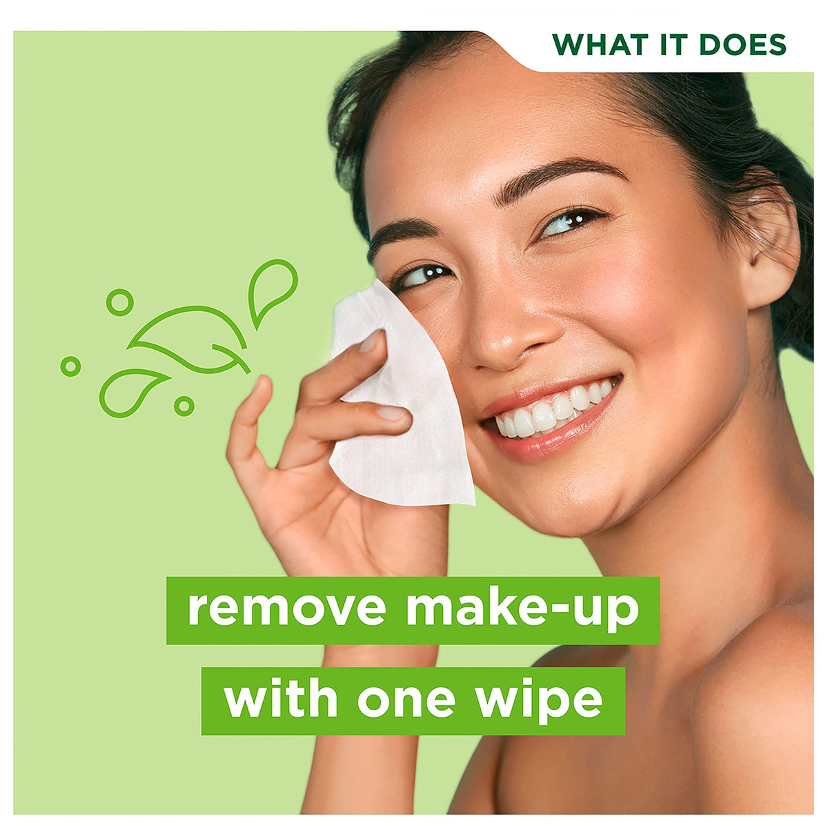 Close-up of Simple Cleansing Wipes packaging details