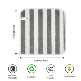 Close-up of SINLAND Microfiber Facial Cloth showing soft texture