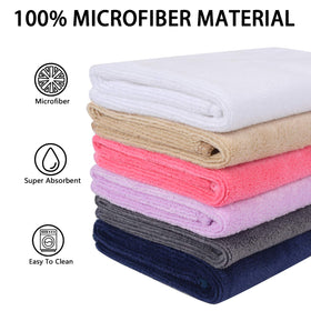Close-up of SINLAND Microfiber Facial Cloths texture