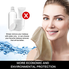 Close-up of SINLAND Microfiber Facial Cloths texture