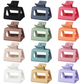 Close-up of Sisiaipu hair claw clips showing matte texture