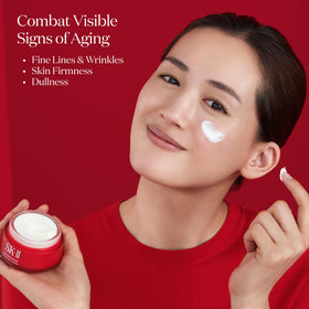 Close-up of SK-II Skinpower Airy Face Cream texture