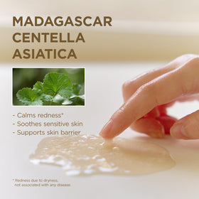 Close-up of SKIN1004 Madagascar Centella Watergel Sheet Mask texture