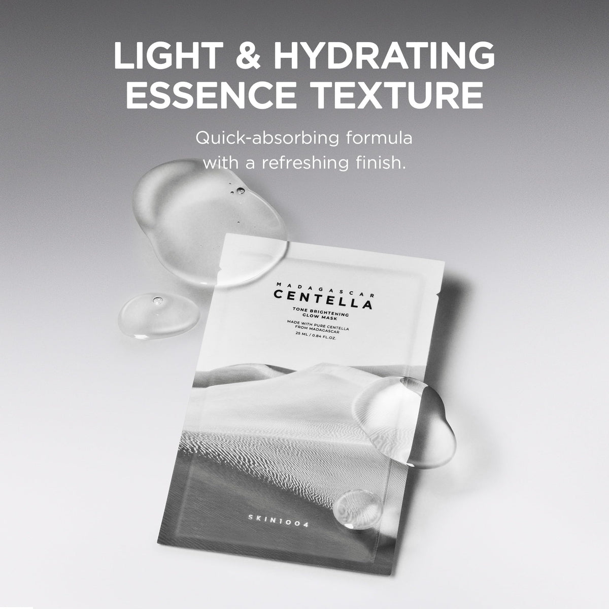 Close-up of SKIN1004 Tone Balancing Mask texture