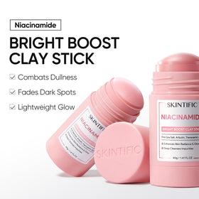 Close-up of SKINTIFIC Bright support Face Mask Stick texture