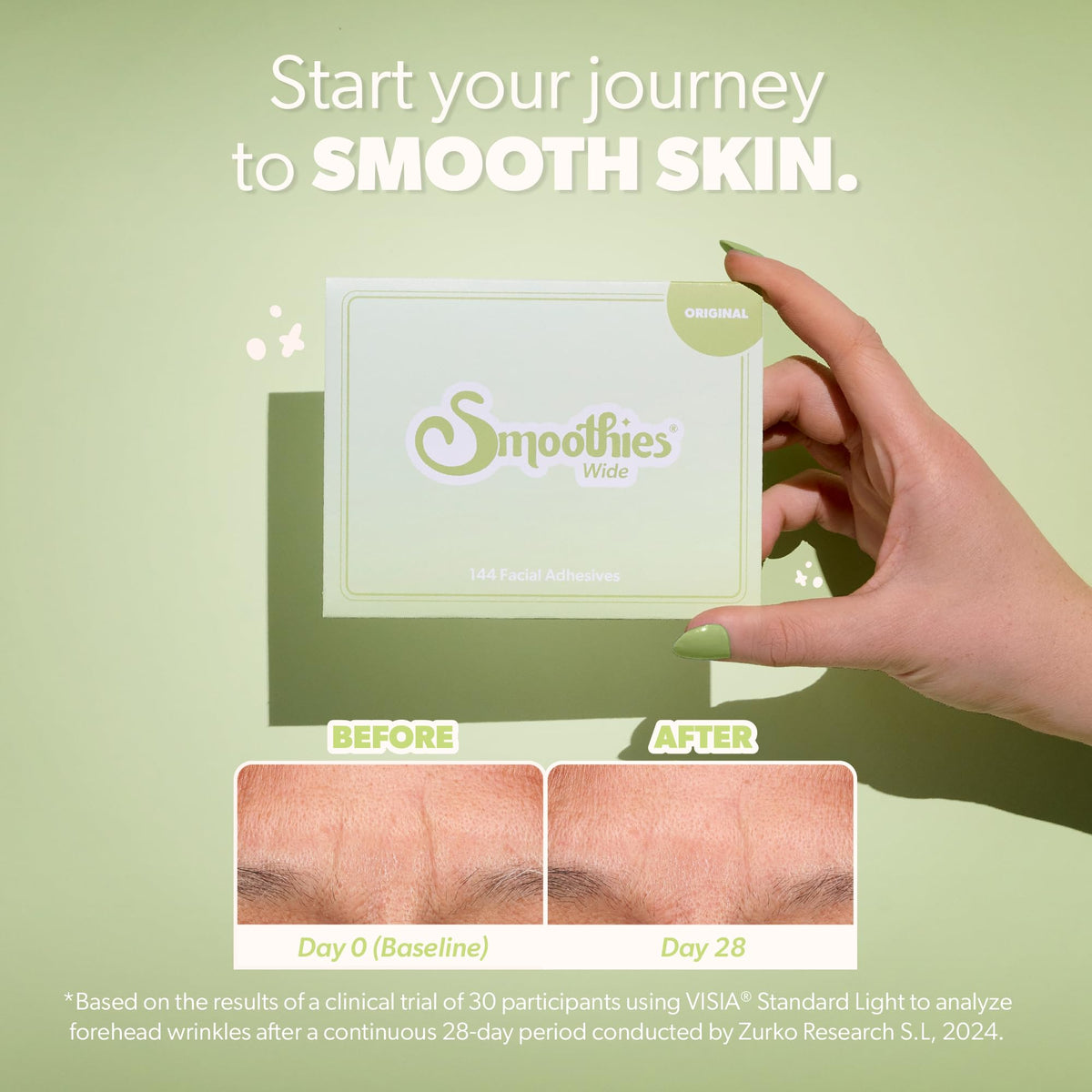 Close-up of Smoothies Wide Wrinkle Patches