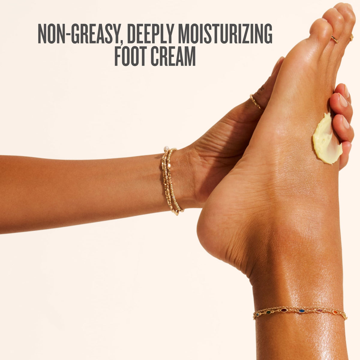 Close-up of Sol de Janeiro foot cream texture