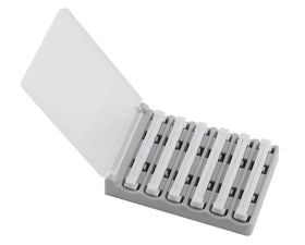 Close-up of SPA SCIENCES SIMA replacement blades showing six blades