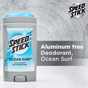 Close-up of Speed Stick Men's Deodorant Ocean Surf packaging